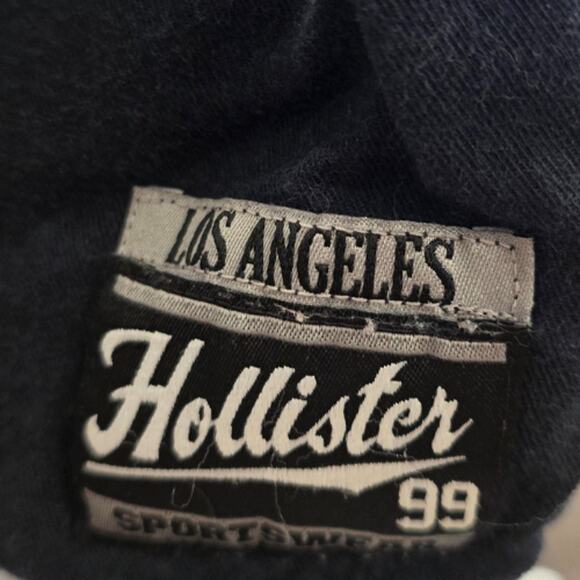 Hollister Los Angeles 99 Jersey Shirt in Black & Red – EUC Size L - Picture 5 of 5